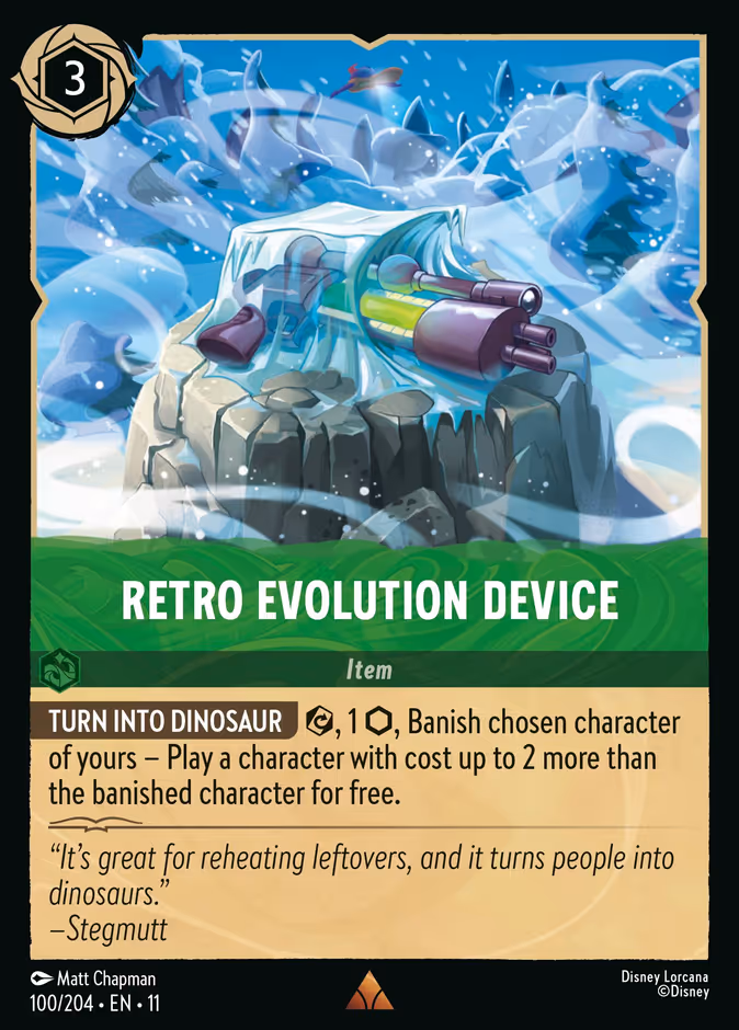 Carta oficial Retro Evolution Device · 