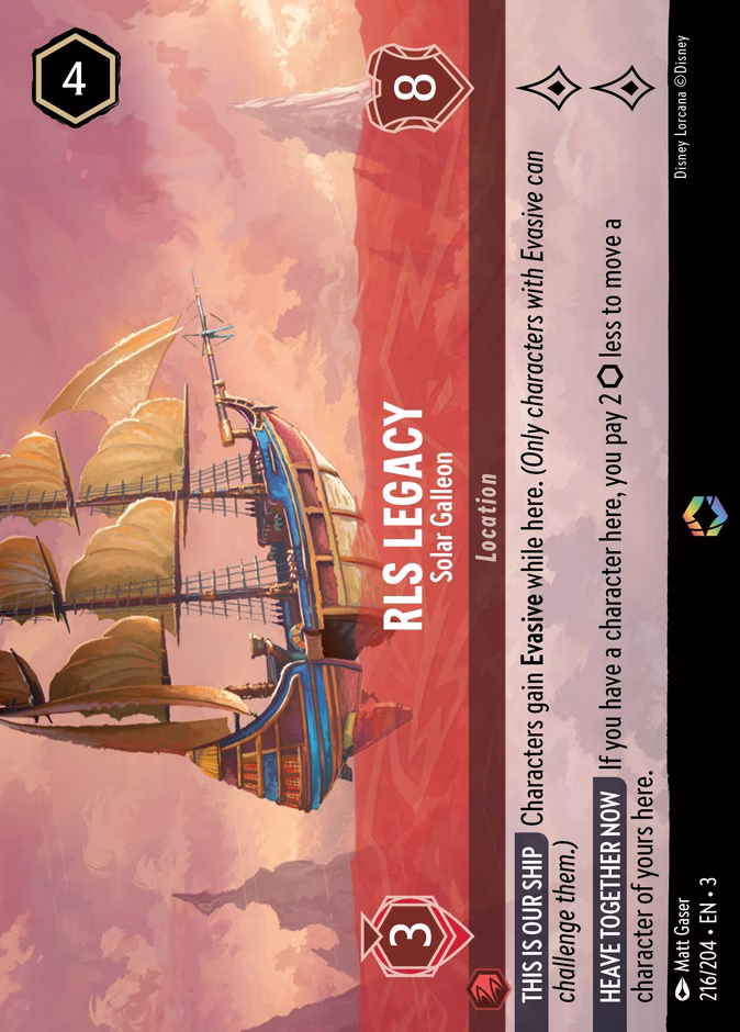 Carta RLS Legacy · Solar Galleon