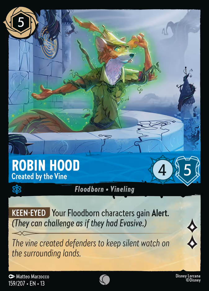 Carta Robin Hood · Created by the Vine