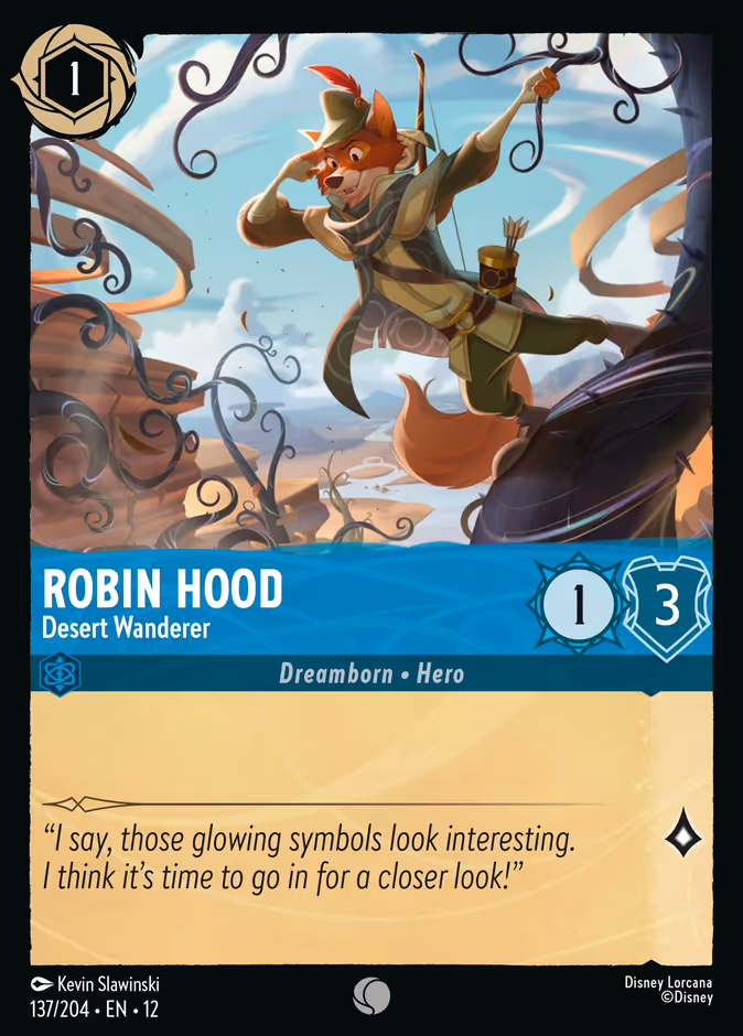 Carta Robin Hood · Desert Wanderer