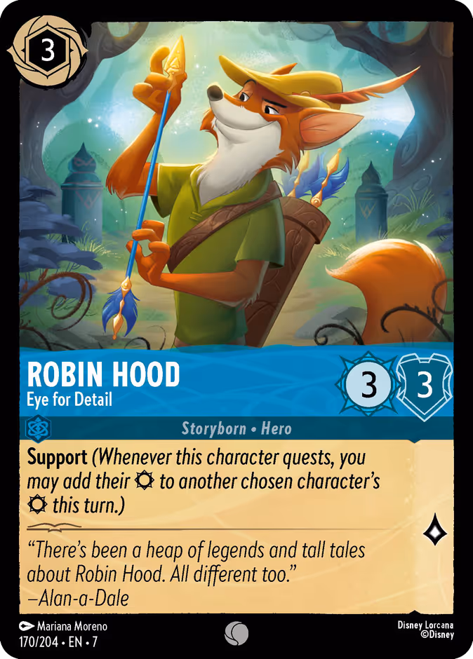 Carta Robin Hood · Eye for Detail