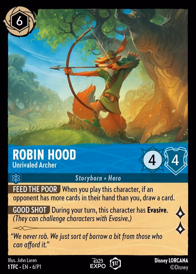 Carta Robin Hood · Unrivaled Archer