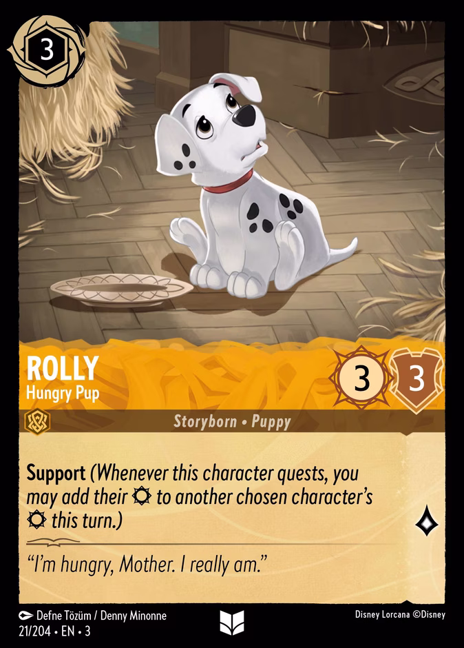 Carta oficial Rolly · Hungry Pup