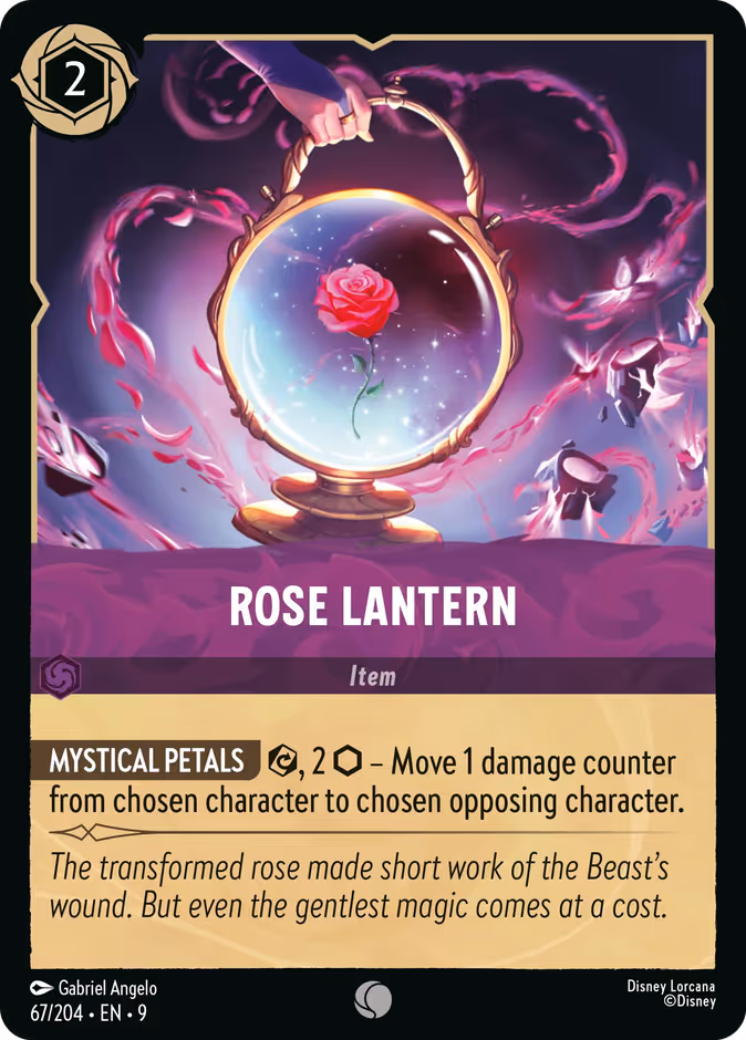 Carta oficial Rose Lantern · 
