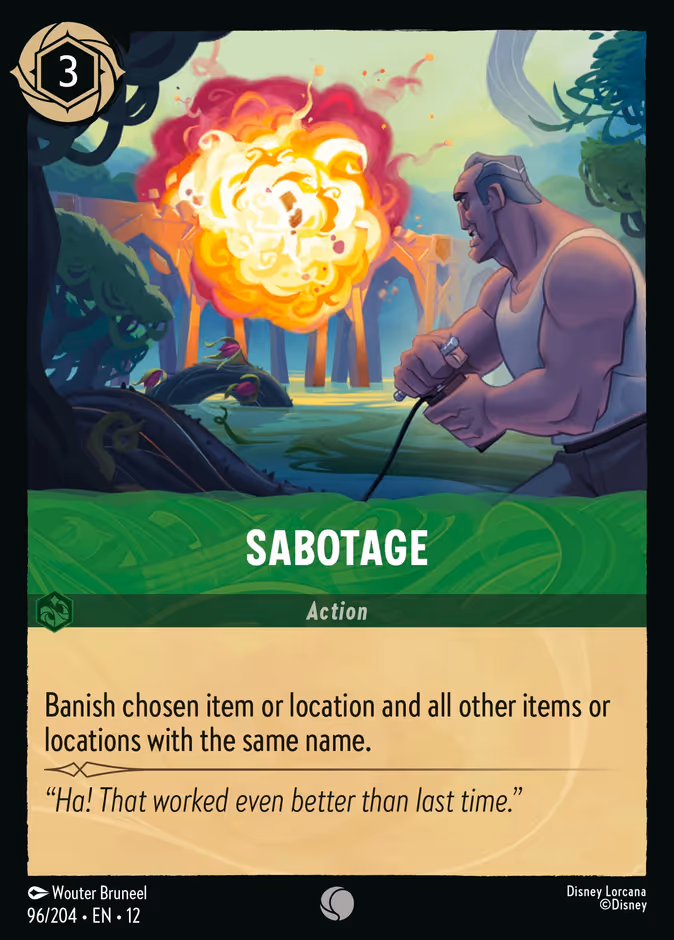 Carta Sabotage · 