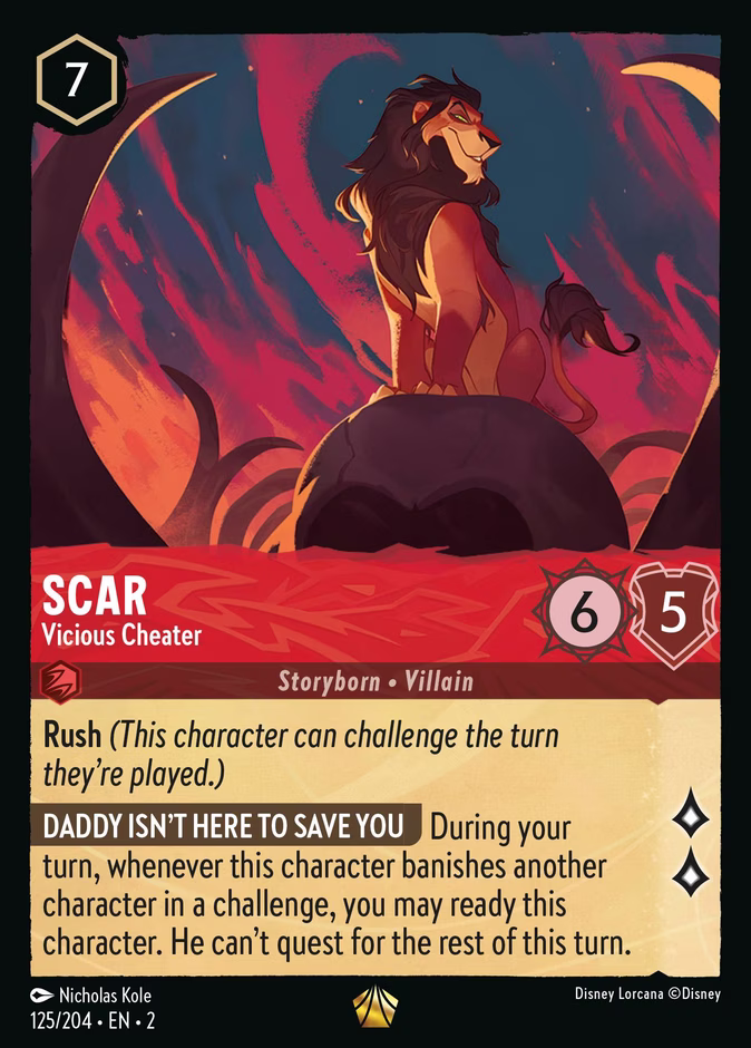Carta Scar · Vicious Cheater