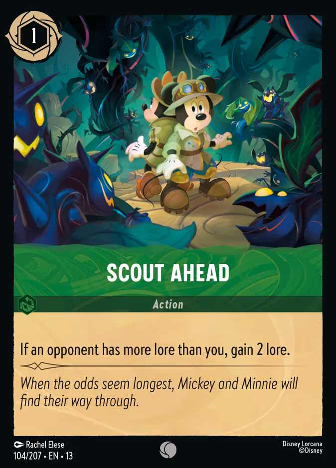 Carta Scout Ahead · 