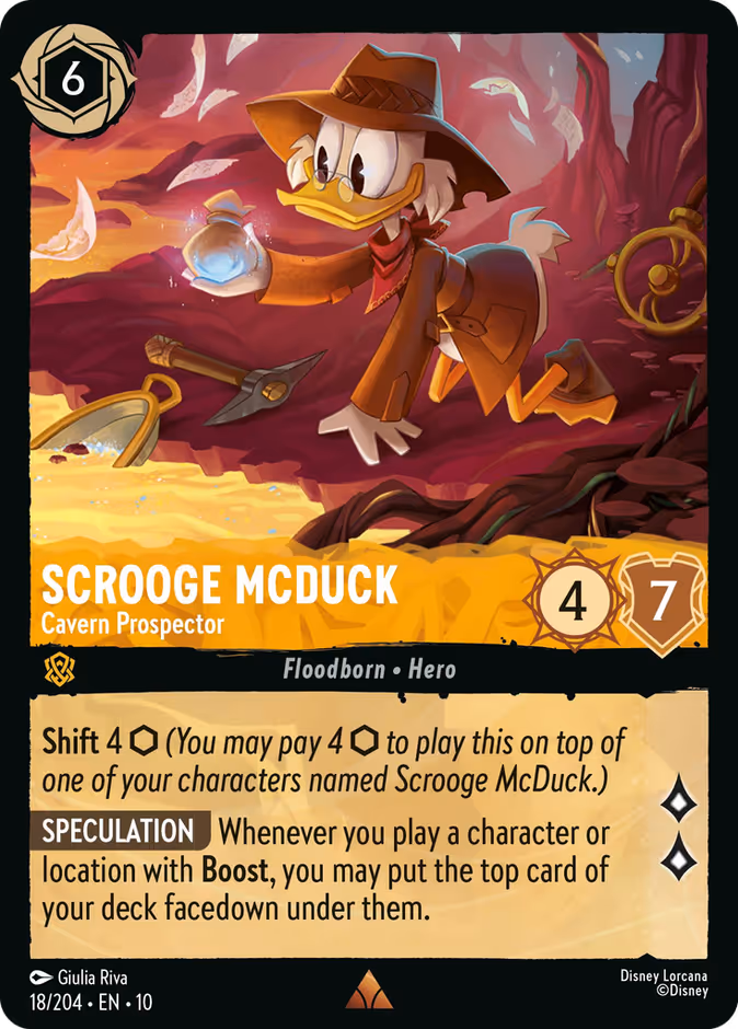 Carta Scrooge McDuck · Cavern Prospector