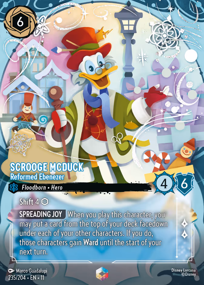 Carta Scrooge McDuck · Reformed Ebenezer