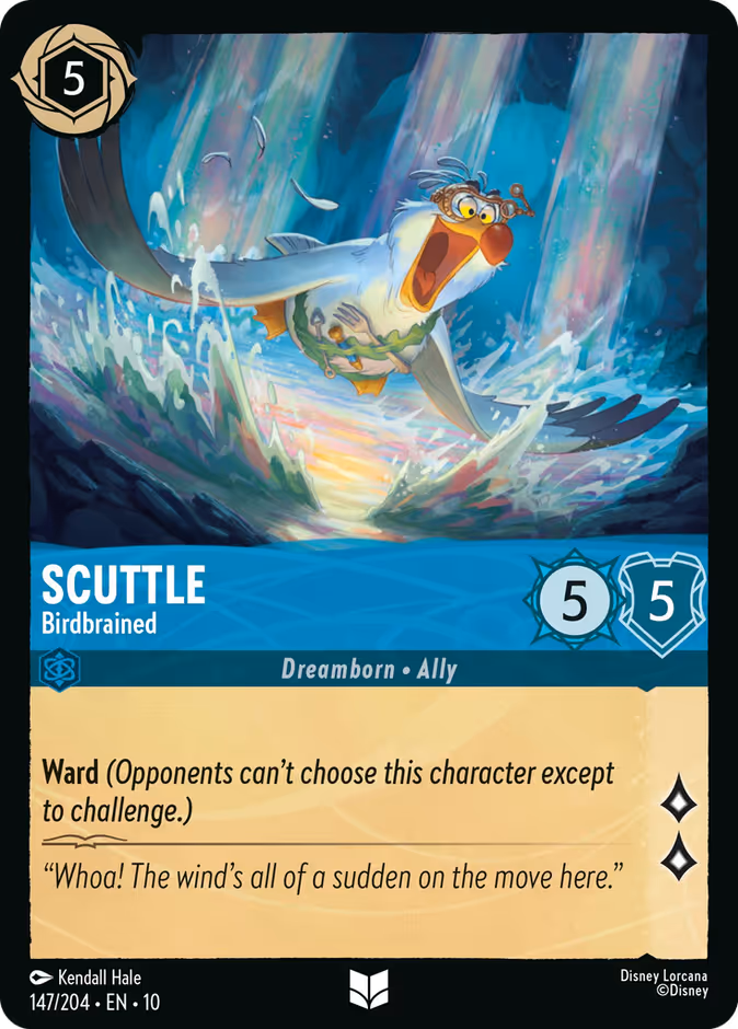 Carta oficial Scuttle · Birdbrained