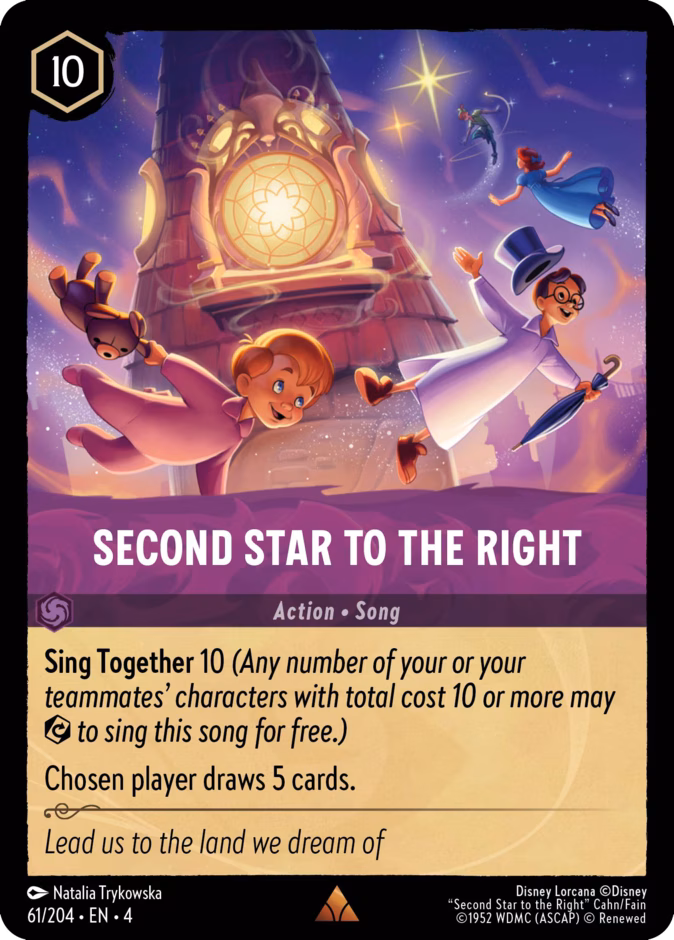 Carta Second Star to the Right · 