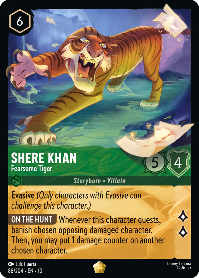Carta Shere Khan · Fearsome Tiger