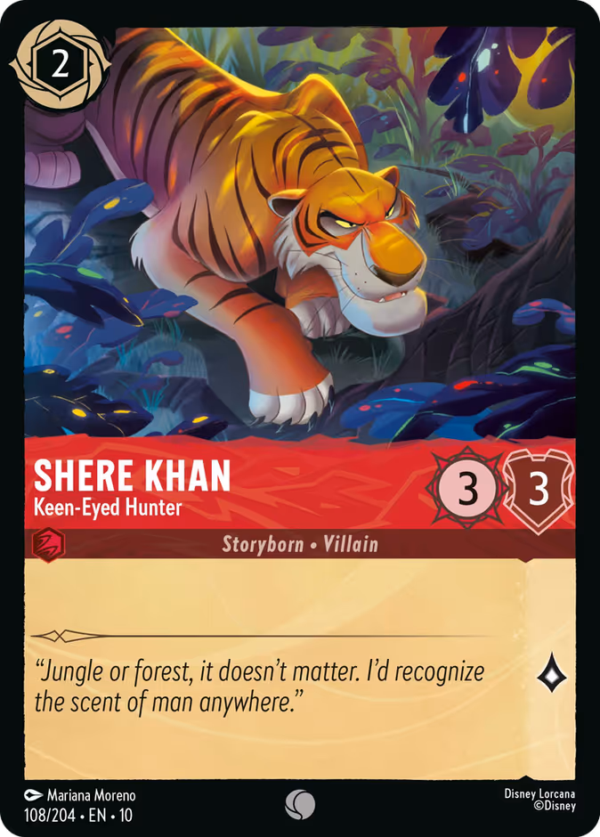 Carta Shere Khan · Keen-Eyed Hunter