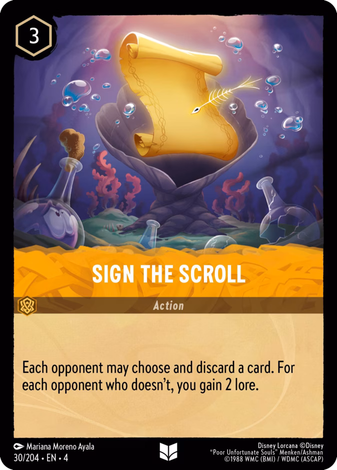 Carta Sign the Scroll · 