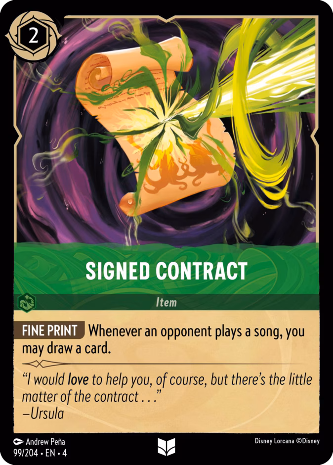 Carta oficial Signed Contract ·