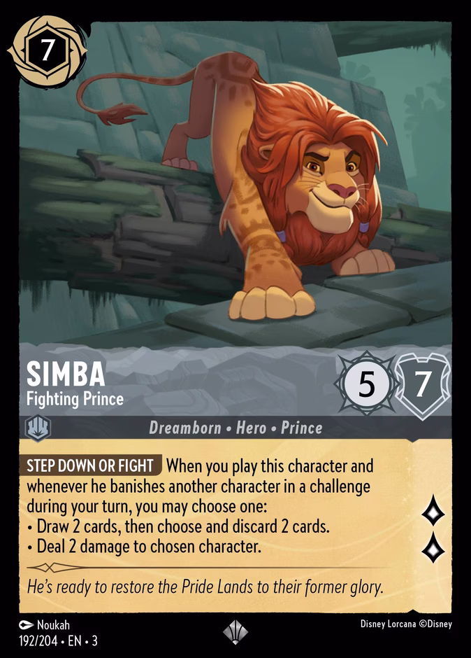 Carta Simba · Fighting Prince