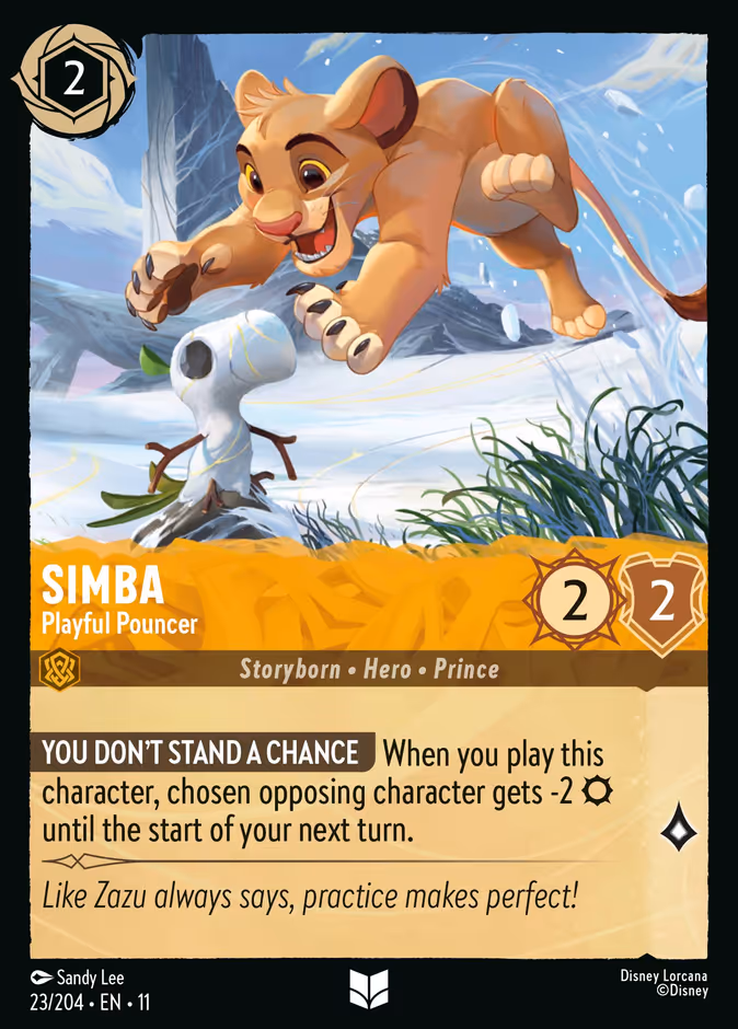 Carta Simba · Playful Pouncer