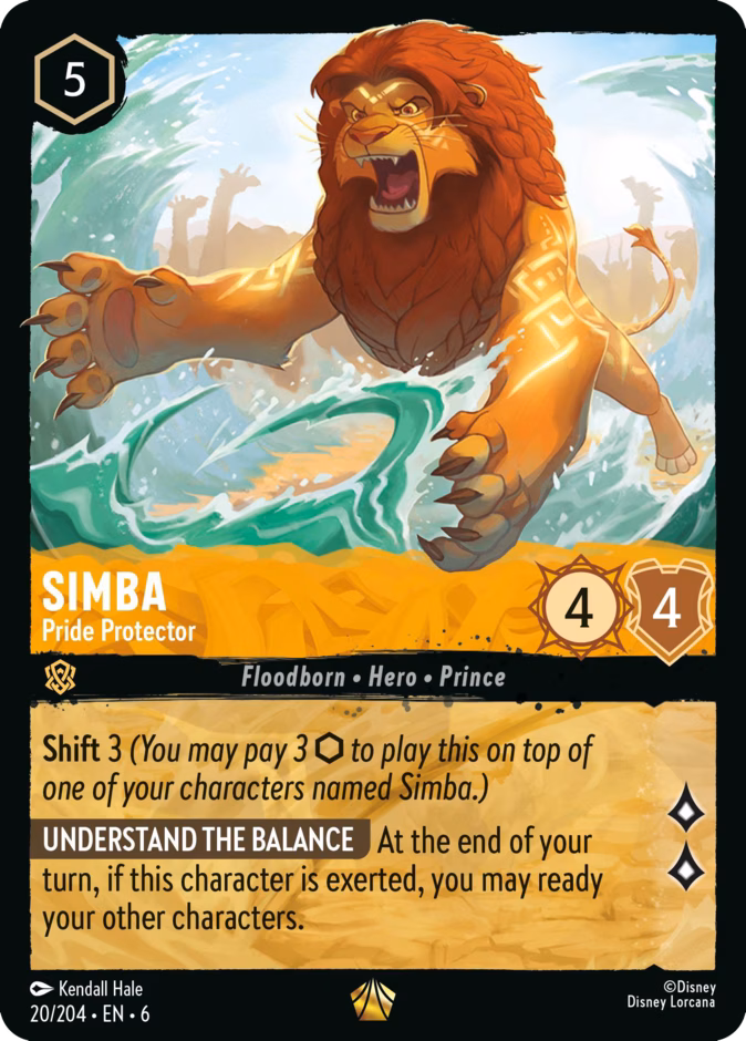 Carta Simba · Pride Protector