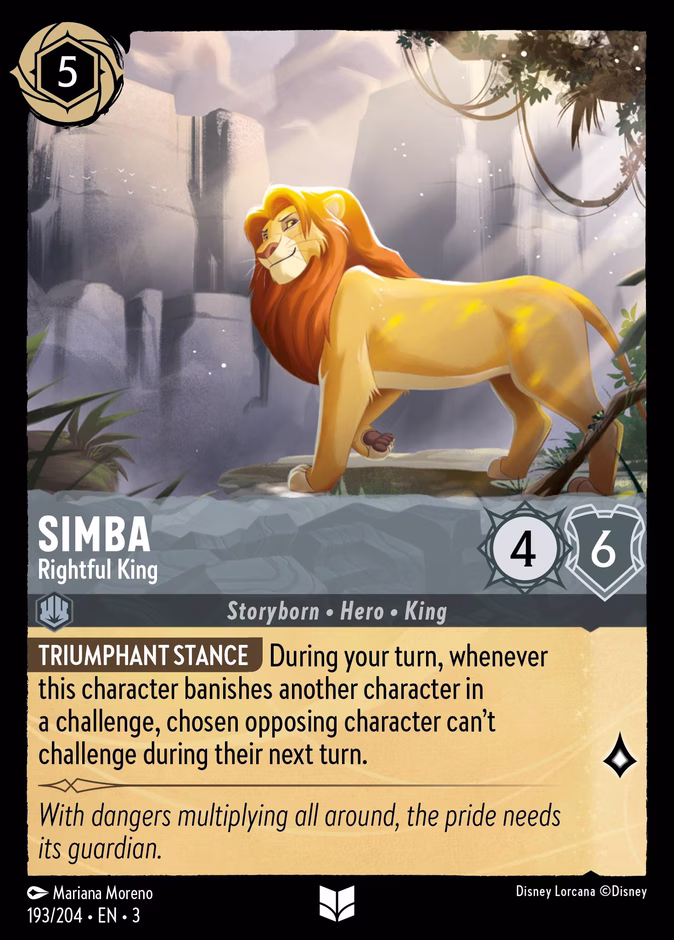 Carta Simba · Rightful King