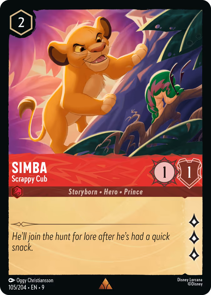 Carta Simba · Scrappy Cub