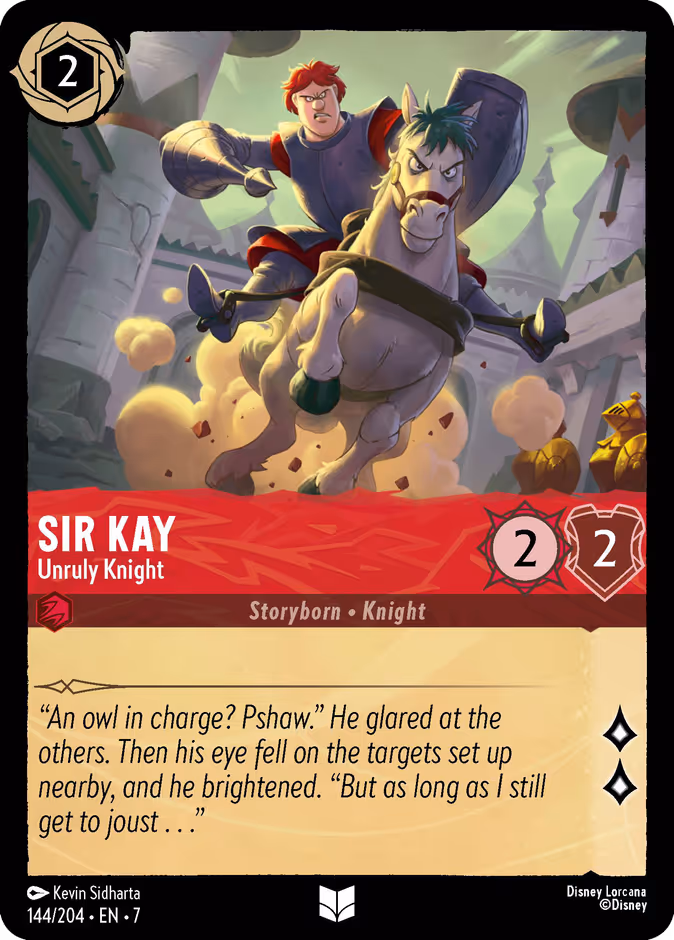 Carta Sir Kay · Unruly Knight