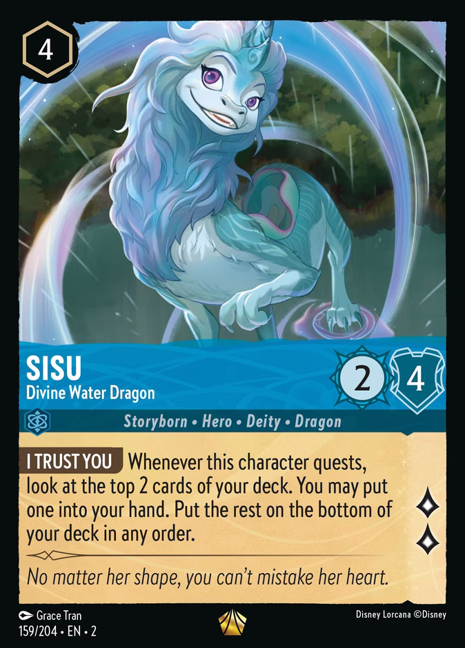 Carta Sisu · Divine Water Dragon