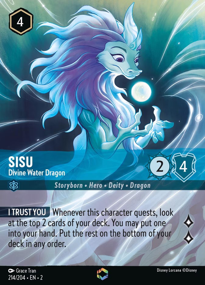 Carta Sisu · Divine Water Dragon