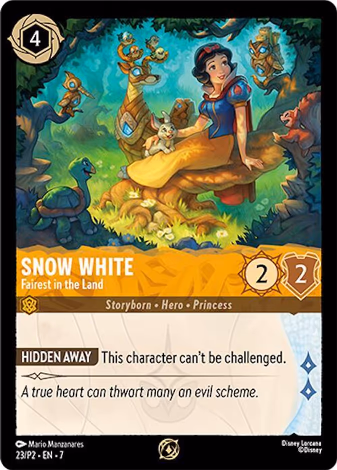 Carta Snow White · Fairest in the Land
