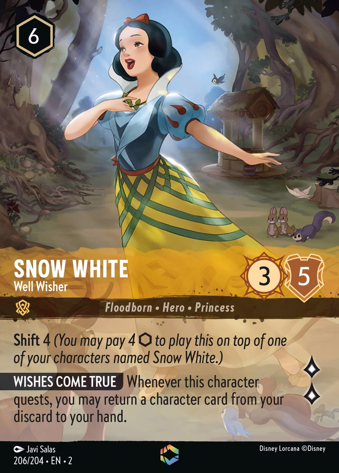 Carta Snow White · Well Wisher