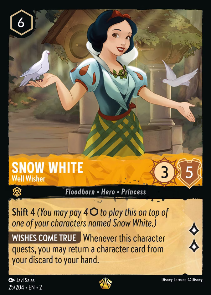 Carta Snow White · Well Wisher