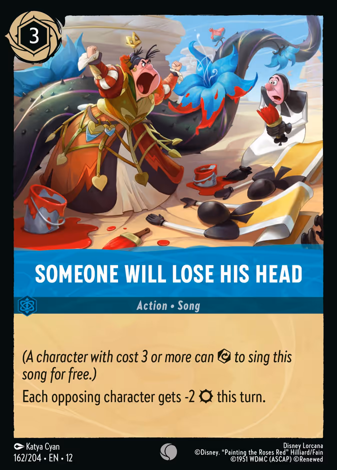 Carta Someone Will Lose His Head · 