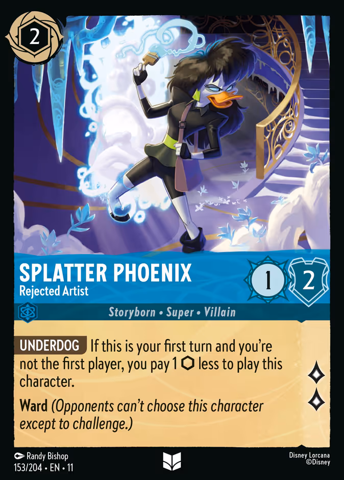 Carta Splatter Phoenix · Rejected Artist