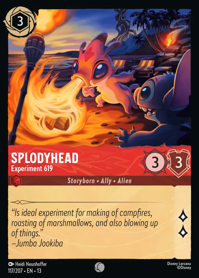 Carta Splodyhead · Experiment 619