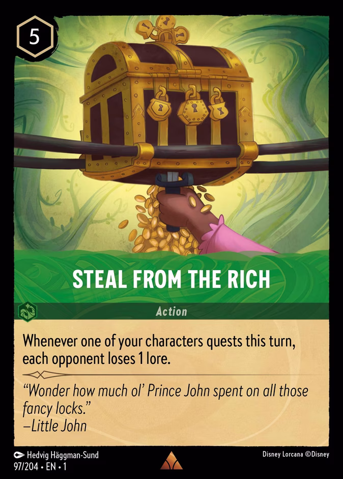 Carta Steal from the Rich · 