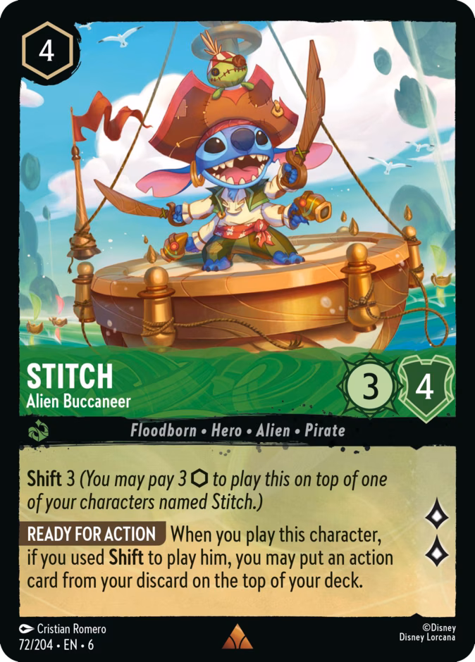 Carta Stitch · Alien Buccaneer