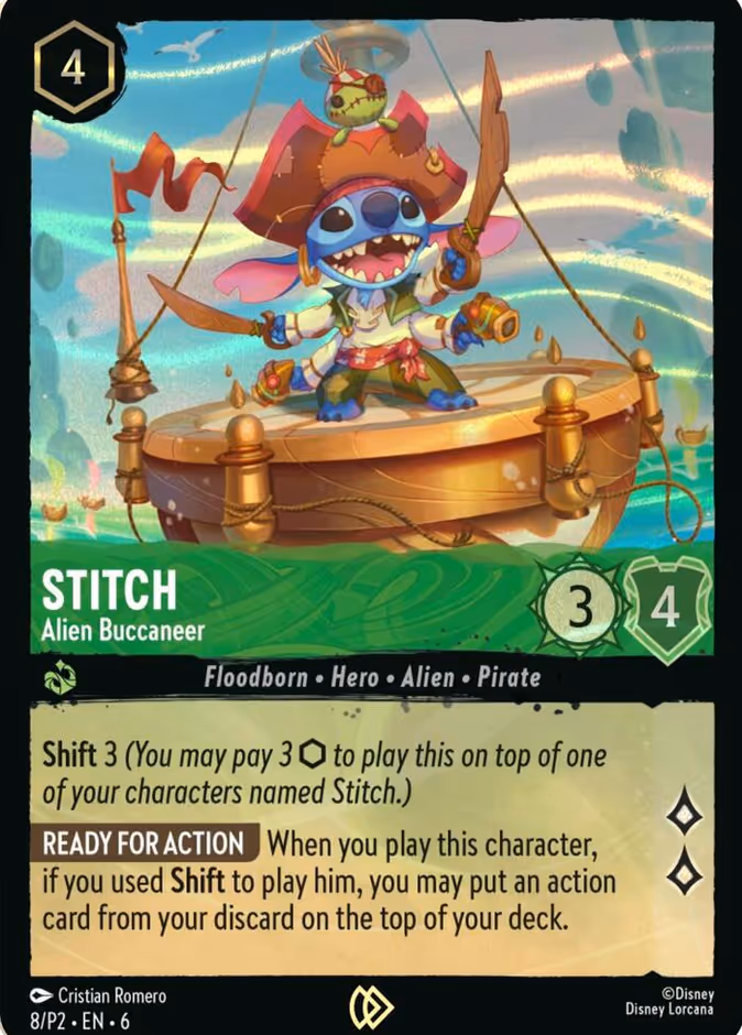 Carta Stitch · Alien Buccaneer