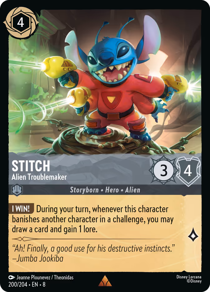 Carta Stitch · Alien Troublemaker