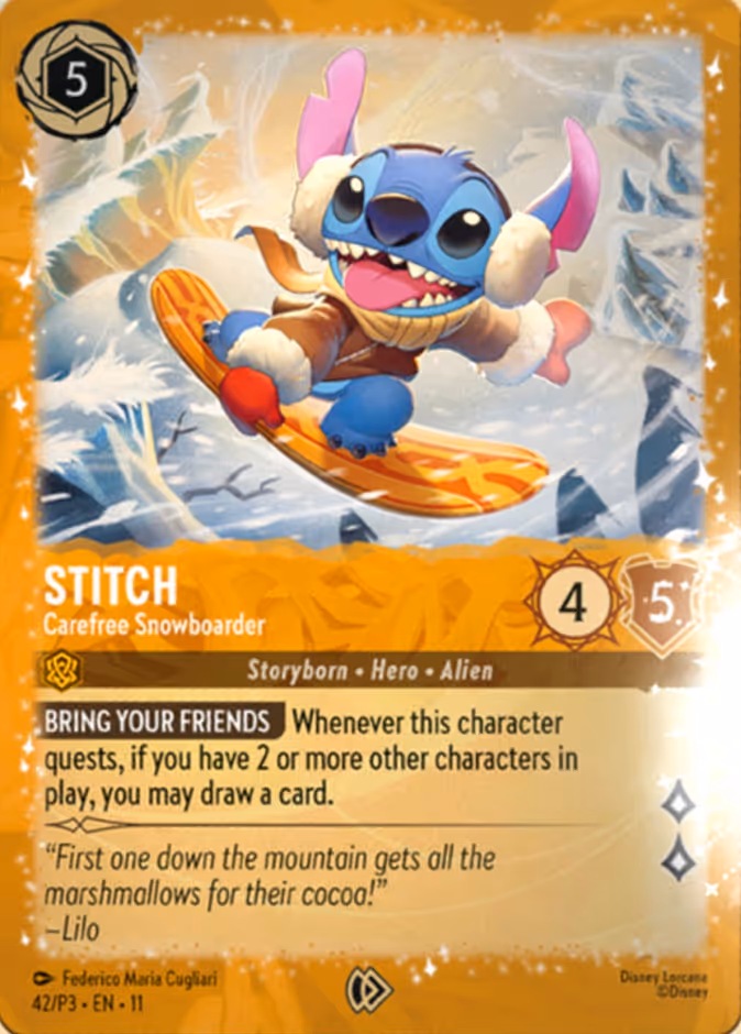 Carta Stitch · Carefree Snowboarder