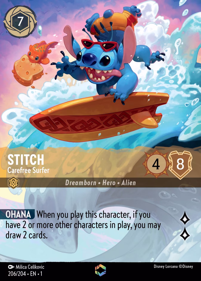 Carta Stitch · Carefree Surfer