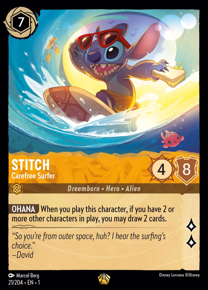 Carta Stitch · Carefree Surfer