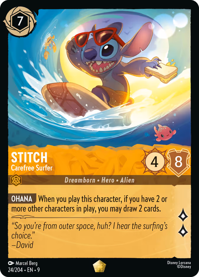 Carta Stitch · Carefree Surfer
