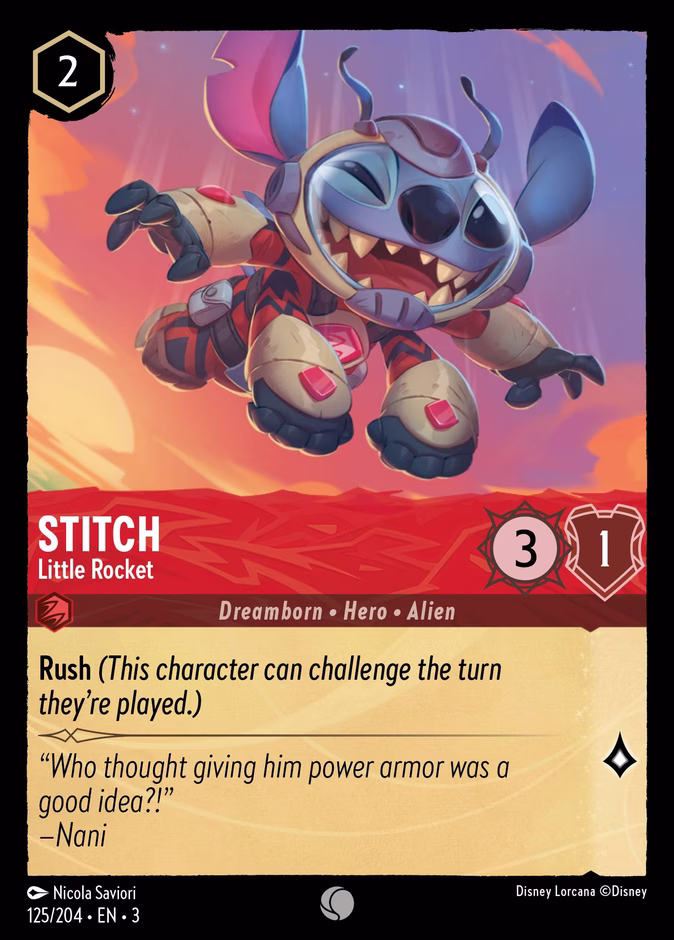 Carta Stitch · Little Rocket