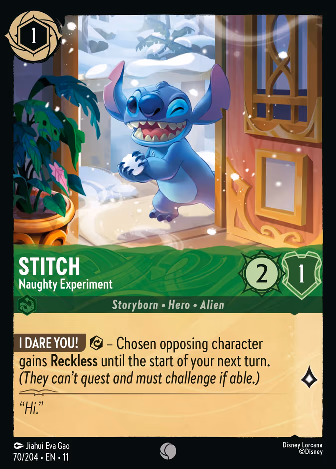 Carta Stitch · Naughty Experiment