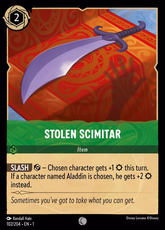 Carta Stolen Scimitar · 