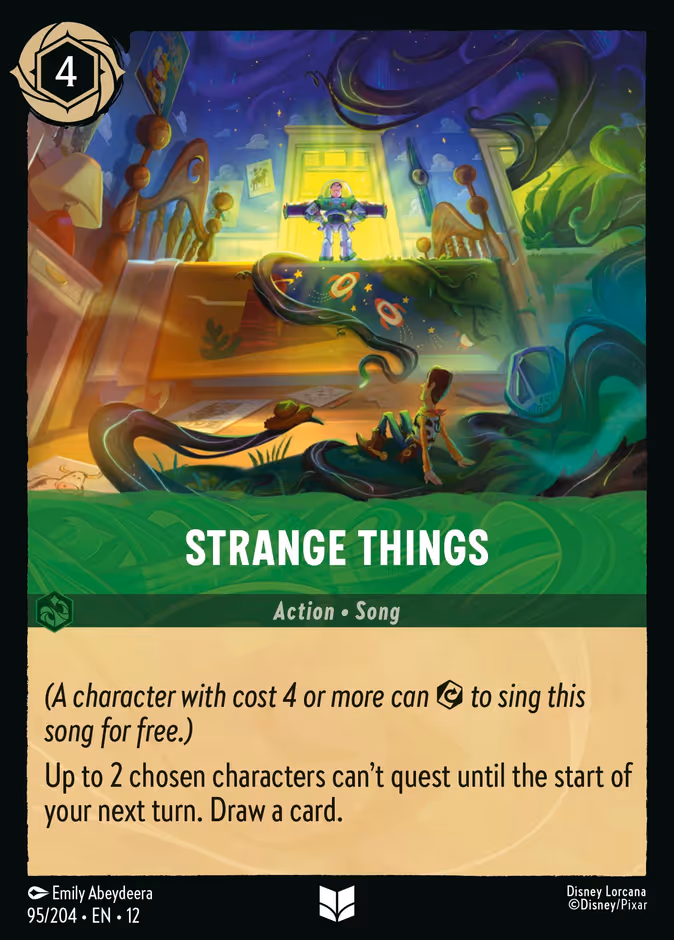 Carta oficial Strange Things ·