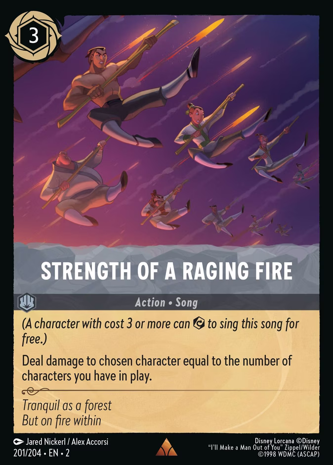 Carta Strength of a Raging Fire · 
