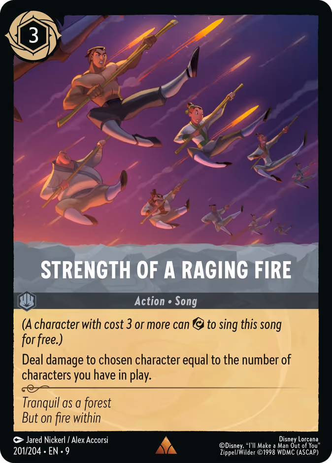 Carta Strength of a Raging Fire · 