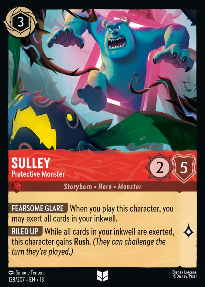 Carta oficial Sulley · Protective Monster
