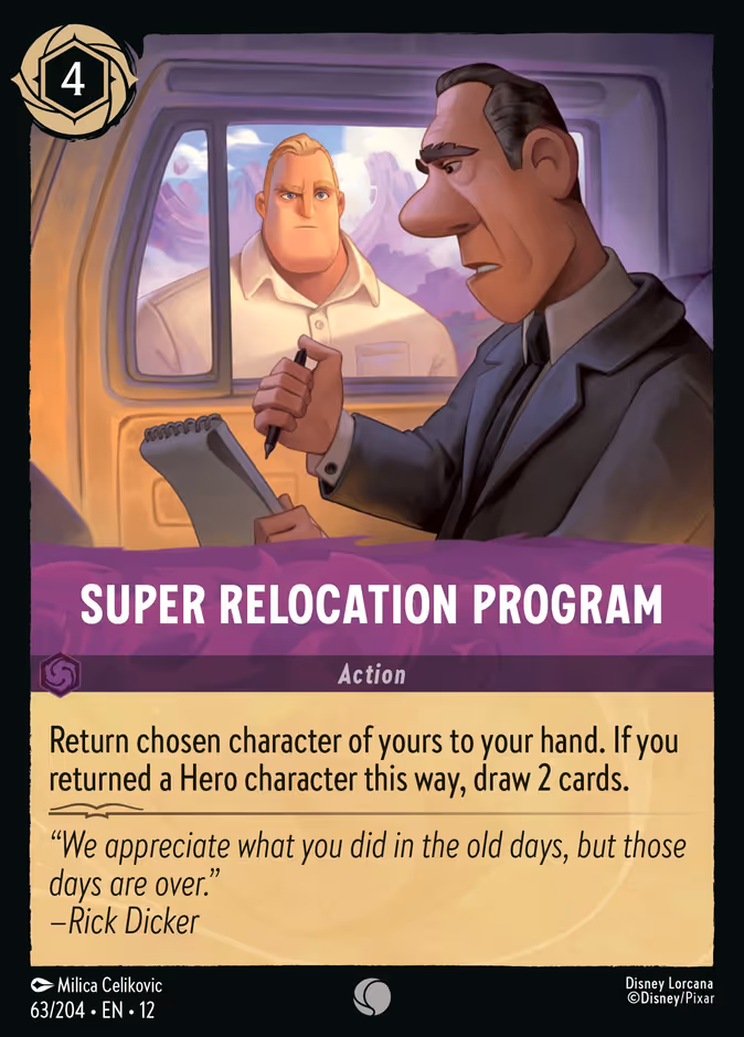 Carta oficial Super Relocation Program ·