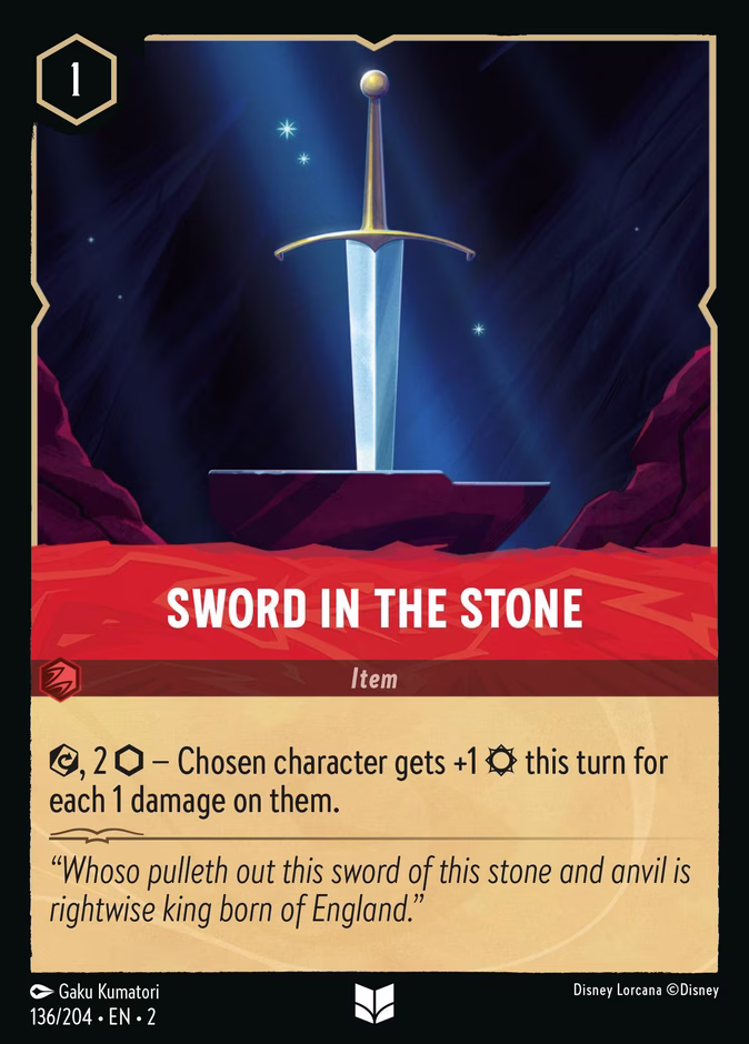 Carta Sword in the Stone · 